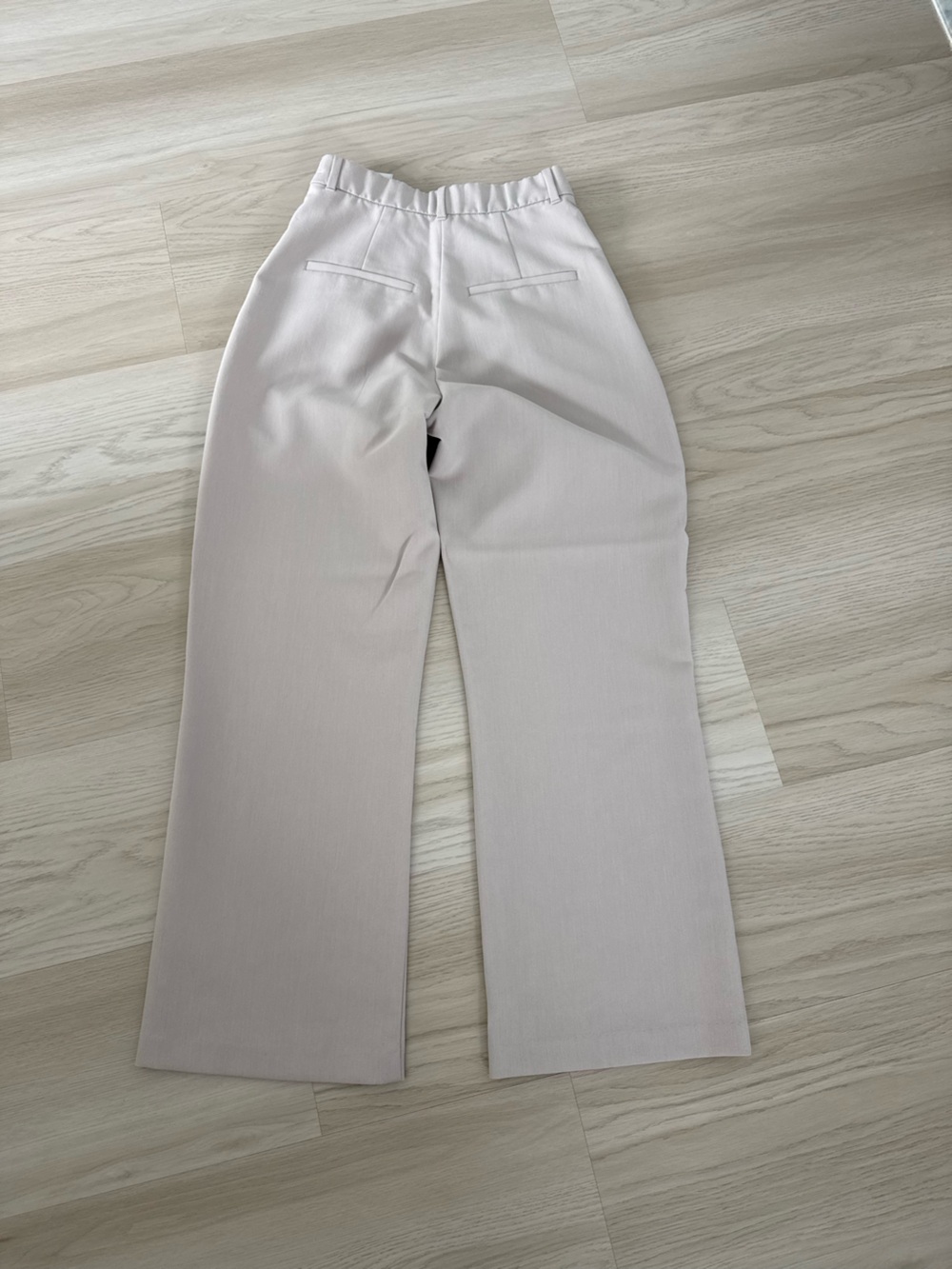Abercrombie & Fitch Light Beige Wide-Leg High-Rise Pants - Picture 5 of 5